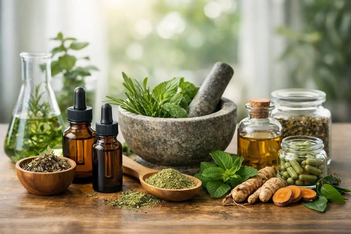 Natural wellness products and herbs