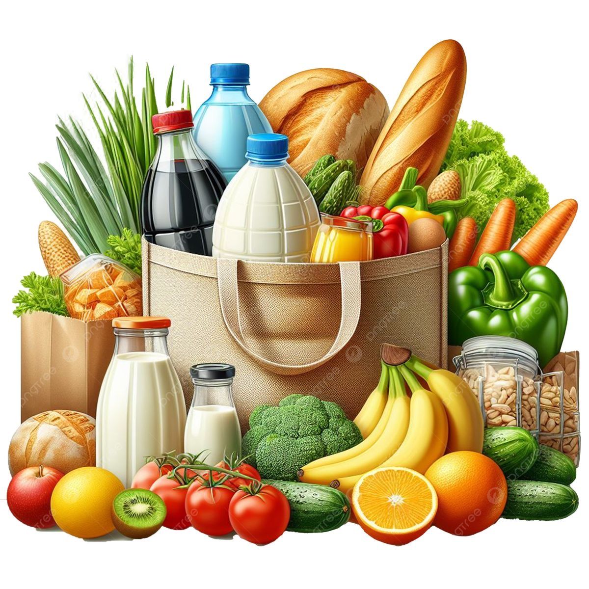 Organic grains, pulses and pantry staples